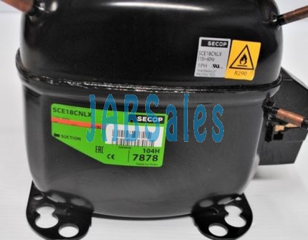 Compressor SCE18CNX 115V SECOP 104H7878