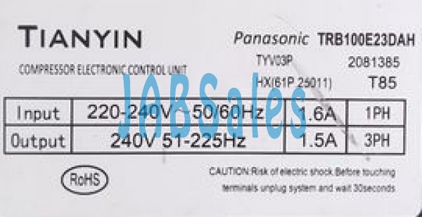 Inverter TRB100E23DAH Panasonic